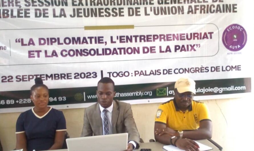 Togo/ AJUA: l’atteinte des objectifs de l’agenda 2063 de l’UA au cœur de la rencontre