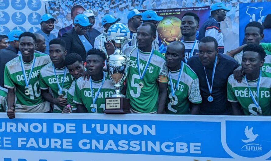 Océan FC du Golfe 4 remporte le Tournoi “Union Trophée Faure Gnassingbé”