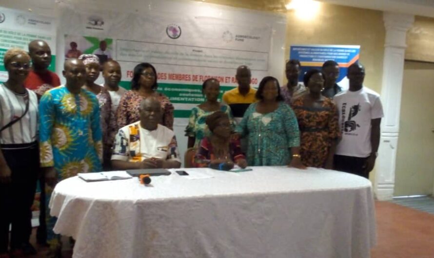 Pour une alimentation saine et durable, RAPDA-Togo et l’ONG Floraison Forment leurs membres