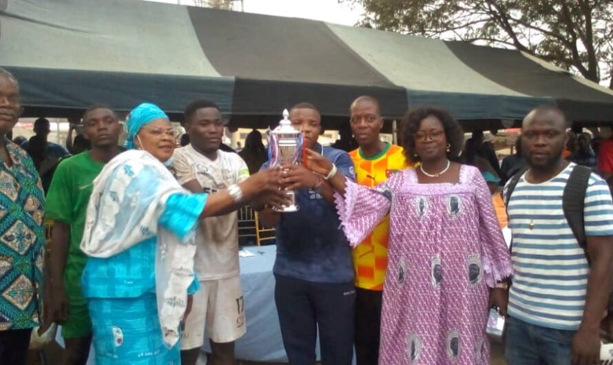 Agoè-nyivé 1/ trophée Gnassingbé Eyadema : le conseiller KATE Mawuli fait la promotion de la paix et du vivre-ensemble