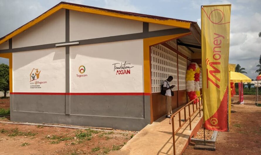 Agoè-nyivé 6 : l’Epp Adetikopé groupe D bénéficie d’un nouveau bâtiment scolaire grâce au projet NUNYA du groupe TOGOCOM.