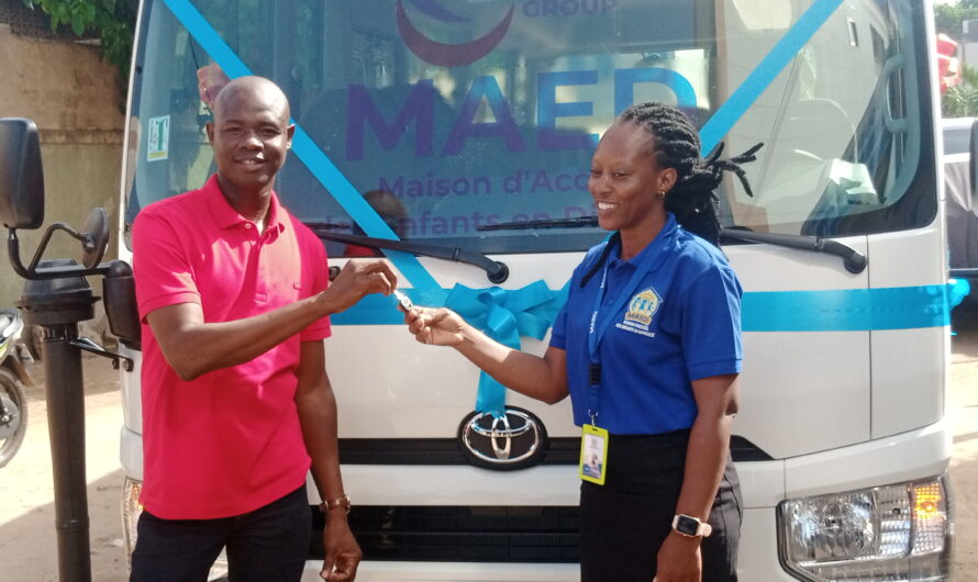 TOGO: CDK Group dote la MAED d’un bus flambant neuf pour son autonomisation