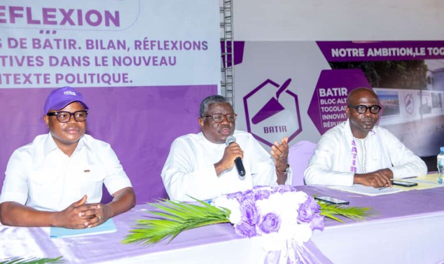 Togo/ Politique : Batir fait le bilan de ses 5 ans à travers une journée de réflexion