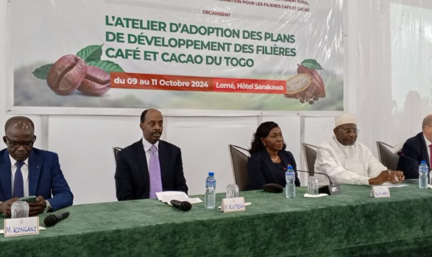 CCFCC: Vers l’adoption des plans des filières de Café – Cacao du Togo