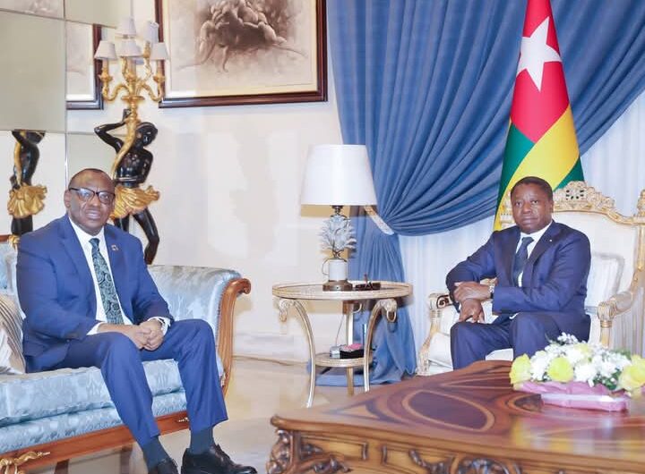 A Lomé, le président du conseil échange avec le commissaire de l’Union Africaine en charge de l’agriculture et le secrétaire Exécutif de la commission économique des Nations Unies pour l’Afrique